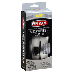 Weiman Stainless Steel Microfiber Cleaning & Polishing Cloth - 1 CT 6 Pack
