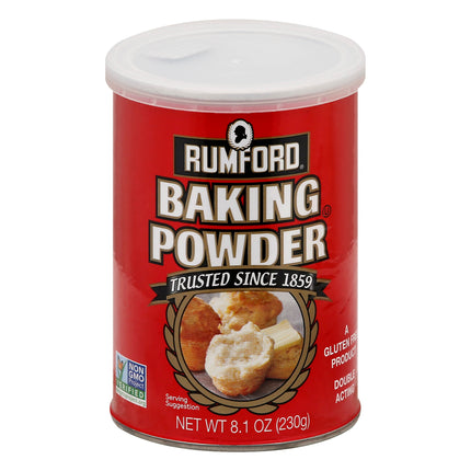 Rumford Baking Powder Gluten Free - 8.1 OZ 12 Pack