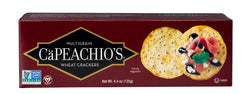Venus Wafers CaPeachio's Multigrain Wheat Crackers - 4.4 OZ 12 Pack