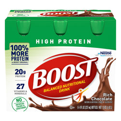 Boost Drinks High Protein Chocolate - 48 FZ 4 Pack