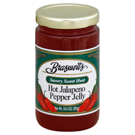 Braswell Hot Jalapeno Jelly - 10.5 OZ 6 Pack