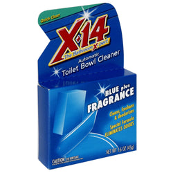 X-14 Cleaner Toilet Bowl Automatic Blue - 1.6 OZ 12 Pack