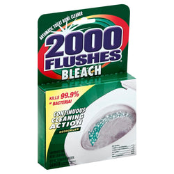 2000 Flushes Cleaner Toilet Bowl Bleach - 1.25 OZ 12 Pack