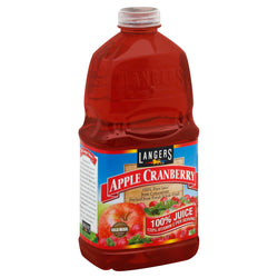 Langers 100% Juice Apple Cranberry - 64 FZ 8 Pack