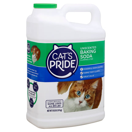 Cat's Pride Unscented Baking Soda Clumping Litter - 10 LB 2 Pack