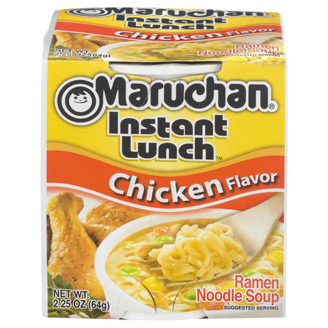 Maruchan Instant Lunch Cup Soup Chicken - 2.25 OZ 12 Pack