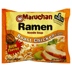 Maruchan Soup Ramen Noodle Roasted Chicken - 3 OZ 24 Pack