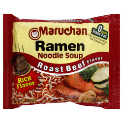 Maruchan Soup Ramen Noodle Roast Beef - 3 OZ 24 Pack