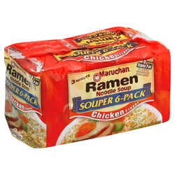 Maruchan Ramen Noodle Soup Chicken - 18 OZ 4 Pack (24 Total)