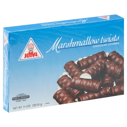 Joyva Chocolate Covered Marshmallow Twists - 9 OZ 24 Pack