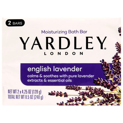 Yardley Soap Bar English Lavender - 8.5 OZ 12 Pack