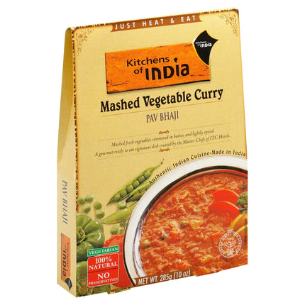 Kitchen India Mashed Vegetable Curry Pav Bhaji - 10 OZ 6 Pack