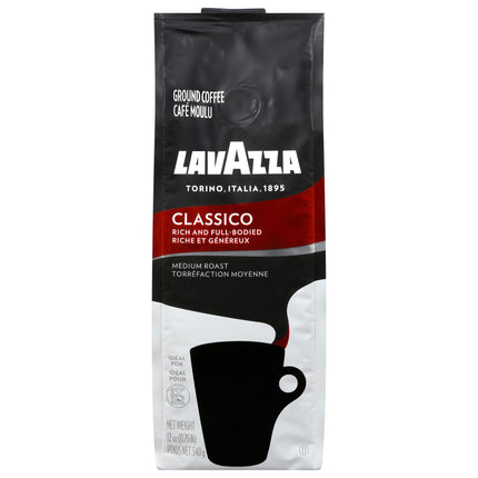 Lavazza Coffee Medium Roast Classic - 12 OZ 6 Pack