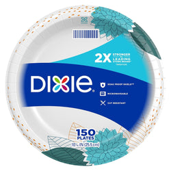 Dixie 10" Paper Plates - 150 CT 4 Pack