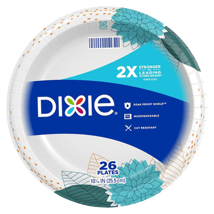 Dixie 10" Paper Plates - 26 CT 8 Pack