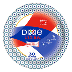 Dixie Ultra 8 1/2" Paper Plates - 30 CT 10 Pack