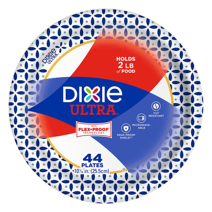 Dixie Ultra 10 1/16" Paper Plates - 44 CT 8 Pack