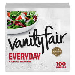 Vanity Fair Lunch Napkins - 100 CT 24 Pack