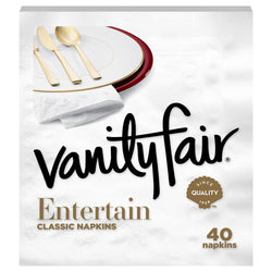 Vanity Fair Napkins Dinner 3Ply - 40 CT 24 Pack