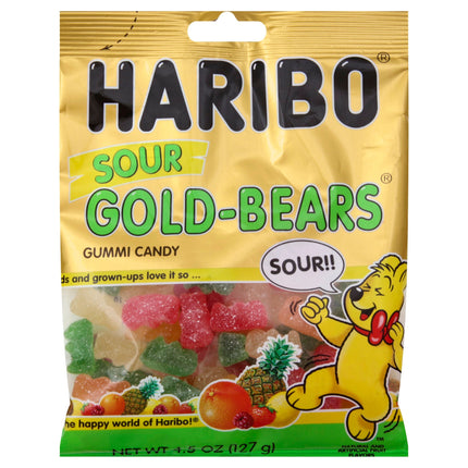 Haribo Sour Goldbears - 4.5 OZ 12 Pack
