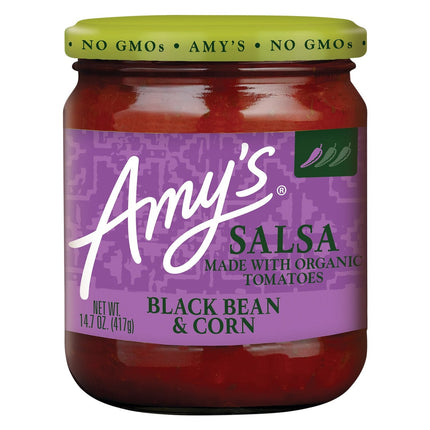 Amy's Gluten Free Black Bean & Corn Salsa - 14.7 OZ 6 Pack