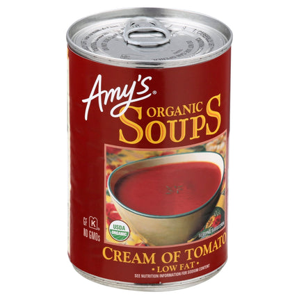 Amy's Organic Low Fat Cream Of Tomato Soup - 14.5 OZ 12 Pack
