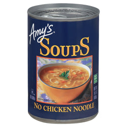 Amy's Low Fat No Chicken Noodle Soup - 14.1 OZ 12 Pack