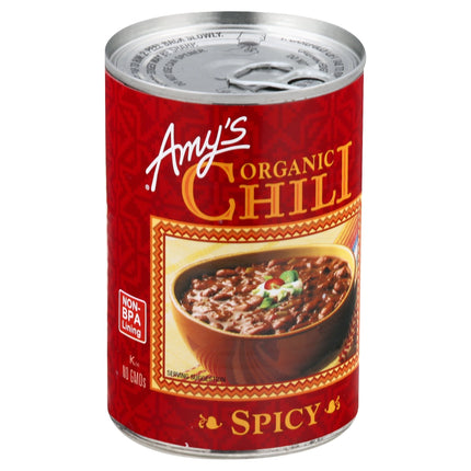 Amy's Organic Chili Spicy - 14.7 OZ 12 Pack