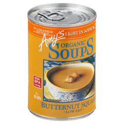Amy's Organic Light In Sodium Low Fat Butternut Squash Soup - 14.1 OZ 12 Pack