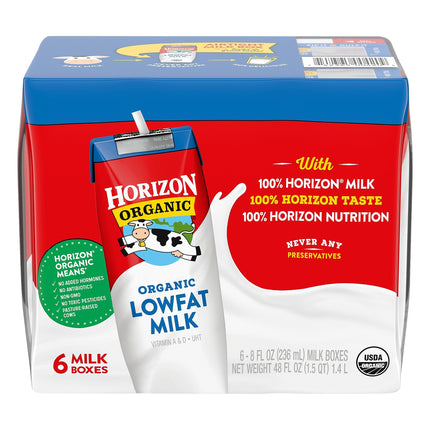 Horizon Organic Lowfat Milk - 48 FZ 3 Pack