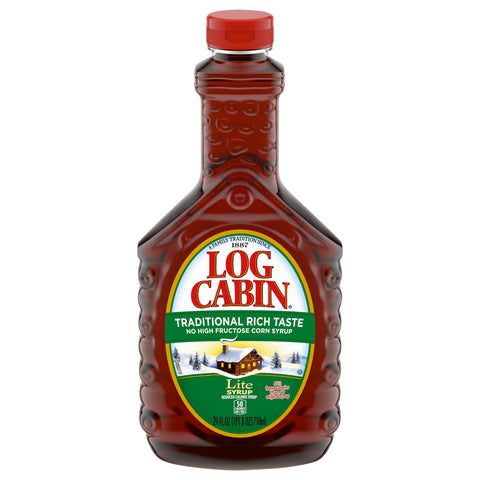Log Cabin Syrup Light - 24 FZ 12 Pack