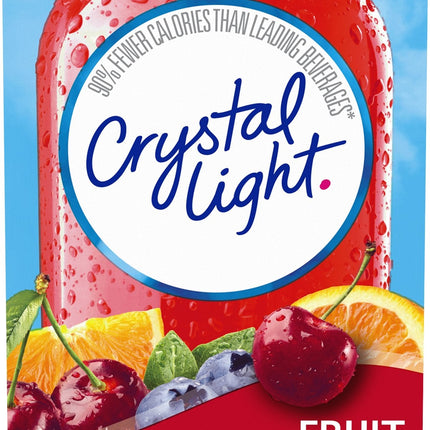 Crystal Light Drink Mix On The Go Fruit Punch Sticks - 0.9 OZ 12 Pack