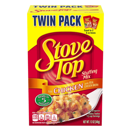 Stove Top Chicken Stuffing Mix Twin Pack - 12 OZ 6 Pack - 12 OZ 6 Pack