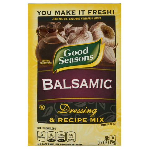 Good Seasons Dressing Mix Balsamic - 0.7 OZ 24 Pack StockUpExpress Good Seasons Dressing Mix Balsamic - 0.7 OZ 24 Pack StockUpExpress