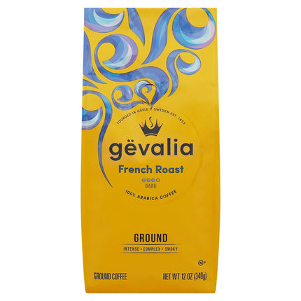 Gevalia French Roast Ground Coffee - 12 OZ 6 Pack