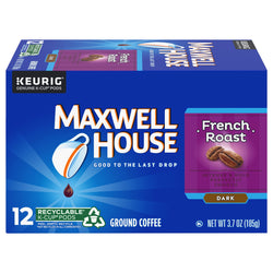 Maxwell House Coffee Cups French Roast - 3.7 OZ 6 Pack