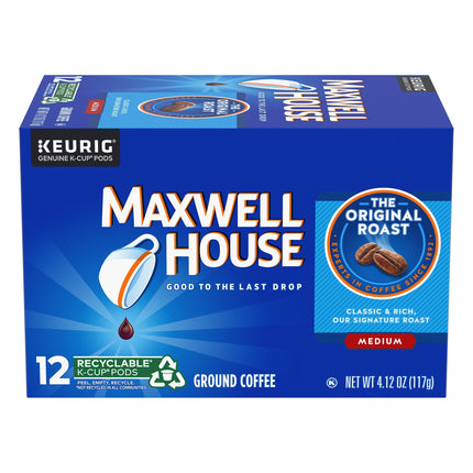 Maxwell House Original Roast Coffee Cup - 4.12 OZ 6 Pack