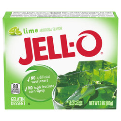 Jell-O Mix Gelatin Lime - 3 OZ 24 Pack