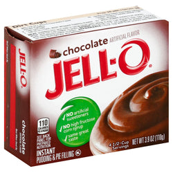 Jell-O Mix Pudding Instant Chocolate - 3.9 OZ 24 Pack