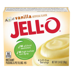 Jell-O Mix Pudding Instant Vanilla - 3.4 OZ 24 Pack