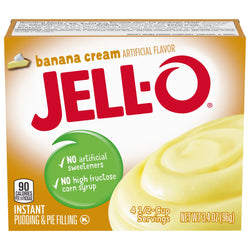 Jell-O Mix Pudding Instant Banana - 3.4 OZ 24 Pack
