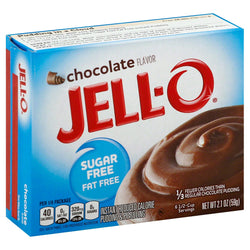 Jell-O Mix Pudding Instant Sugar & Fat Free Chocolate - 2.1 OZ 24 Pack