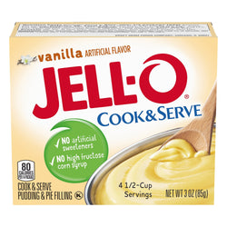 Jell-O Mix Pudding Vanilla - 3 OZ 24 Pack