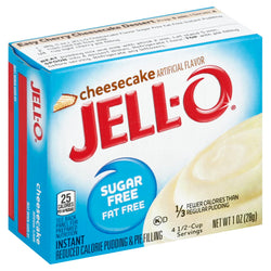 Jell-O Mix Pudding Sugar Free & Fat Free Cheesecake - 1 OZ 24 Pack