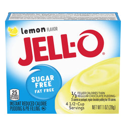 Jell-O Mix Pudding Sugar Free & Fat Free Lemon - 1 OZ 24 Pack