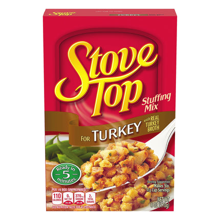 Stove Top Stuffing Mix Turkey - 6 OZ 12 Pack