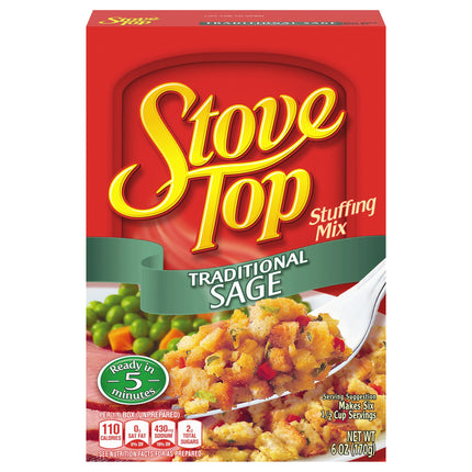 Stove Top Stuffing Mix Sage - 6 OZ 12 Pack