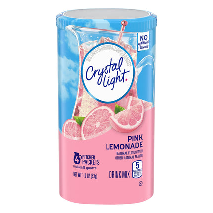 Crystal Light Drink Mix Pink Lemonade 8Qt - 1.9 OZ 12 Pack