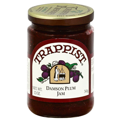 Trappist Damson Plum Jam - 12 OZ 12 Pack