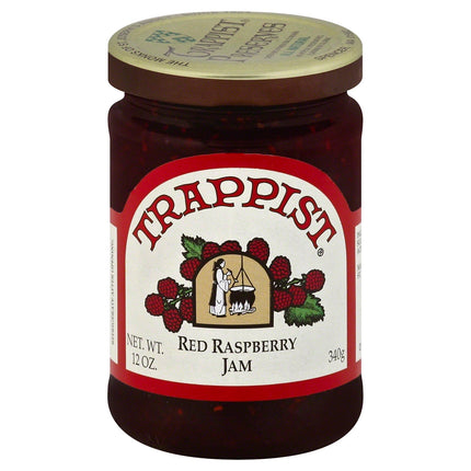 Trappist Red Raspberry Jam - 12 OZ 12 Pack